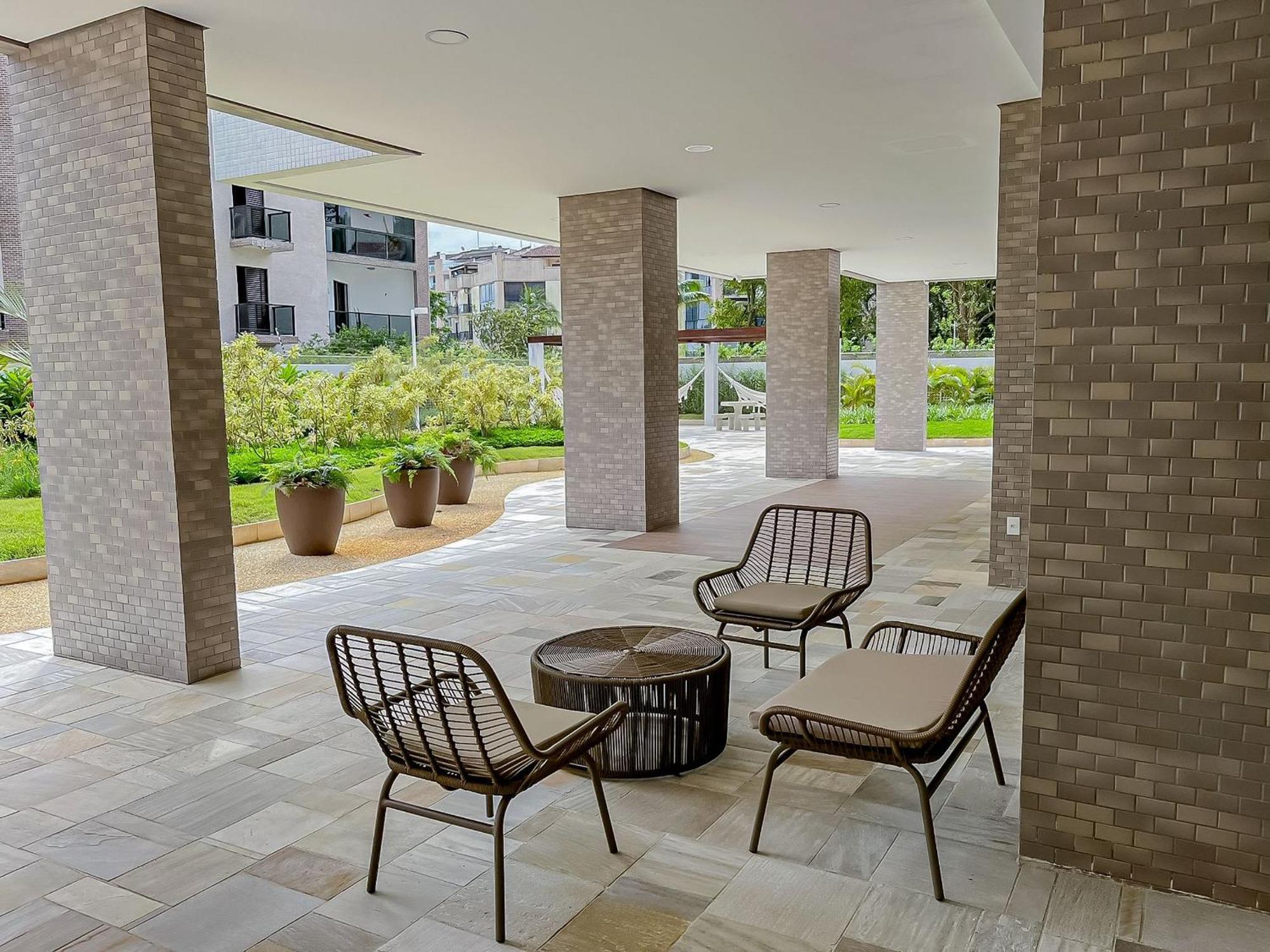Tulum Club - Lindo, Moderno - Enxoval Completo Apartment Бертиога Екстериор снимка