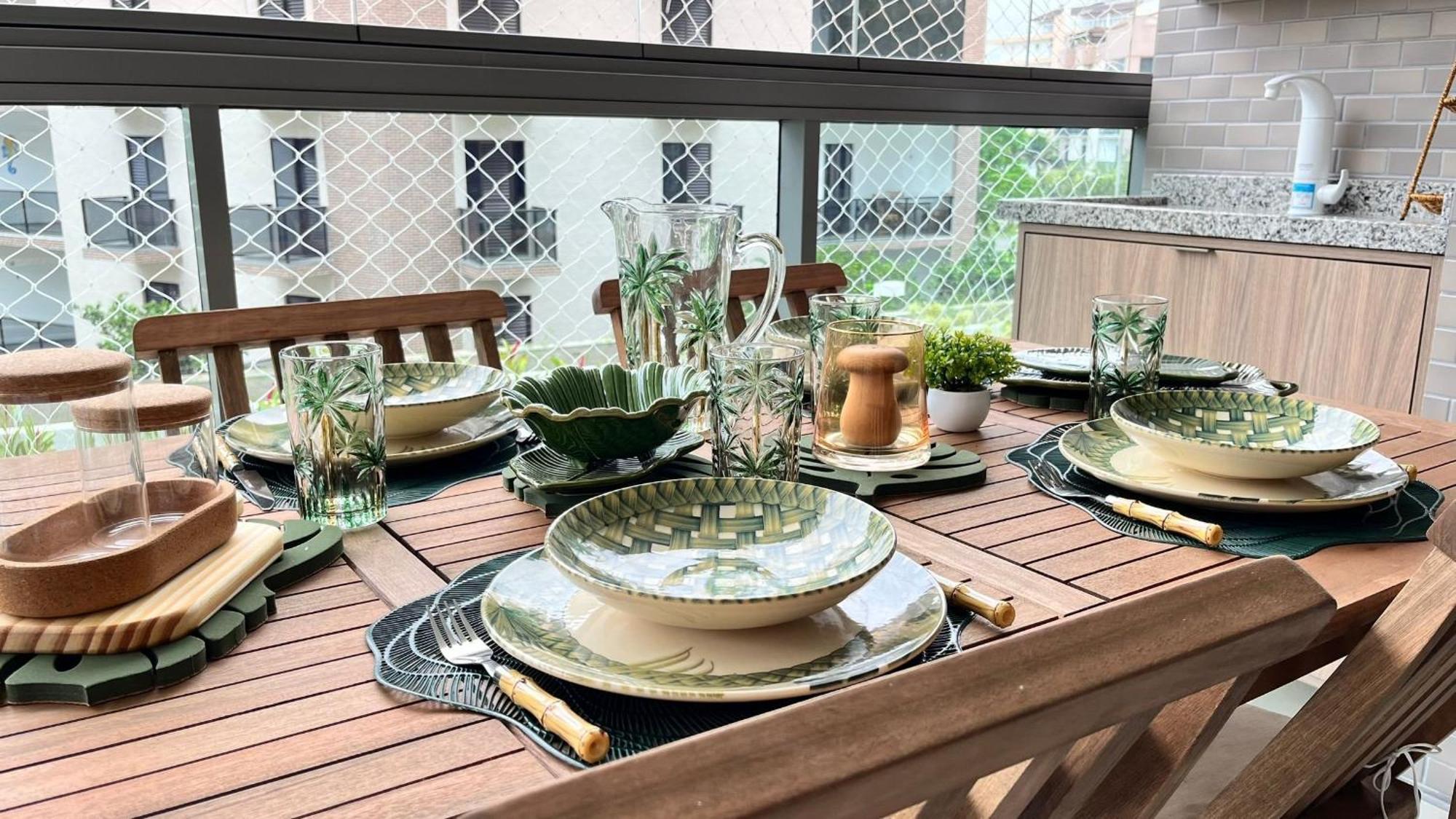 Tulum Club - Lindo, Moderno - Enxoval Completo Apartment Бертиога Екстериор снимка