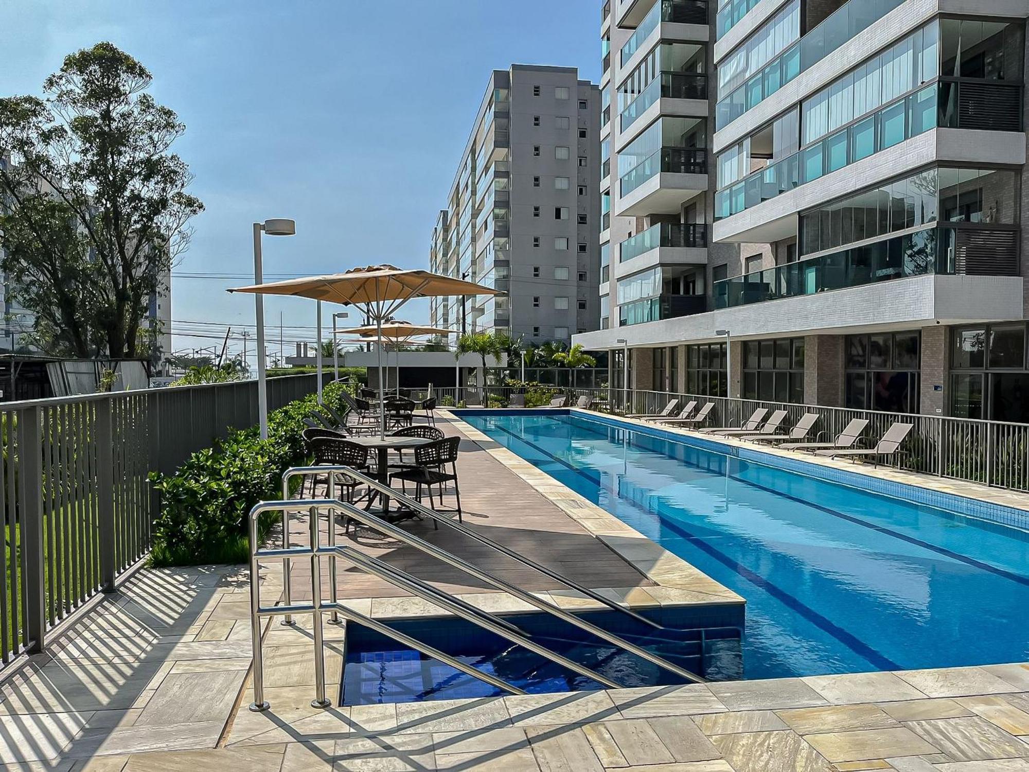 Tulum Club - Lindo, Moderno - Enxoval Completo Apartment Бертиога Екстериор снимка
